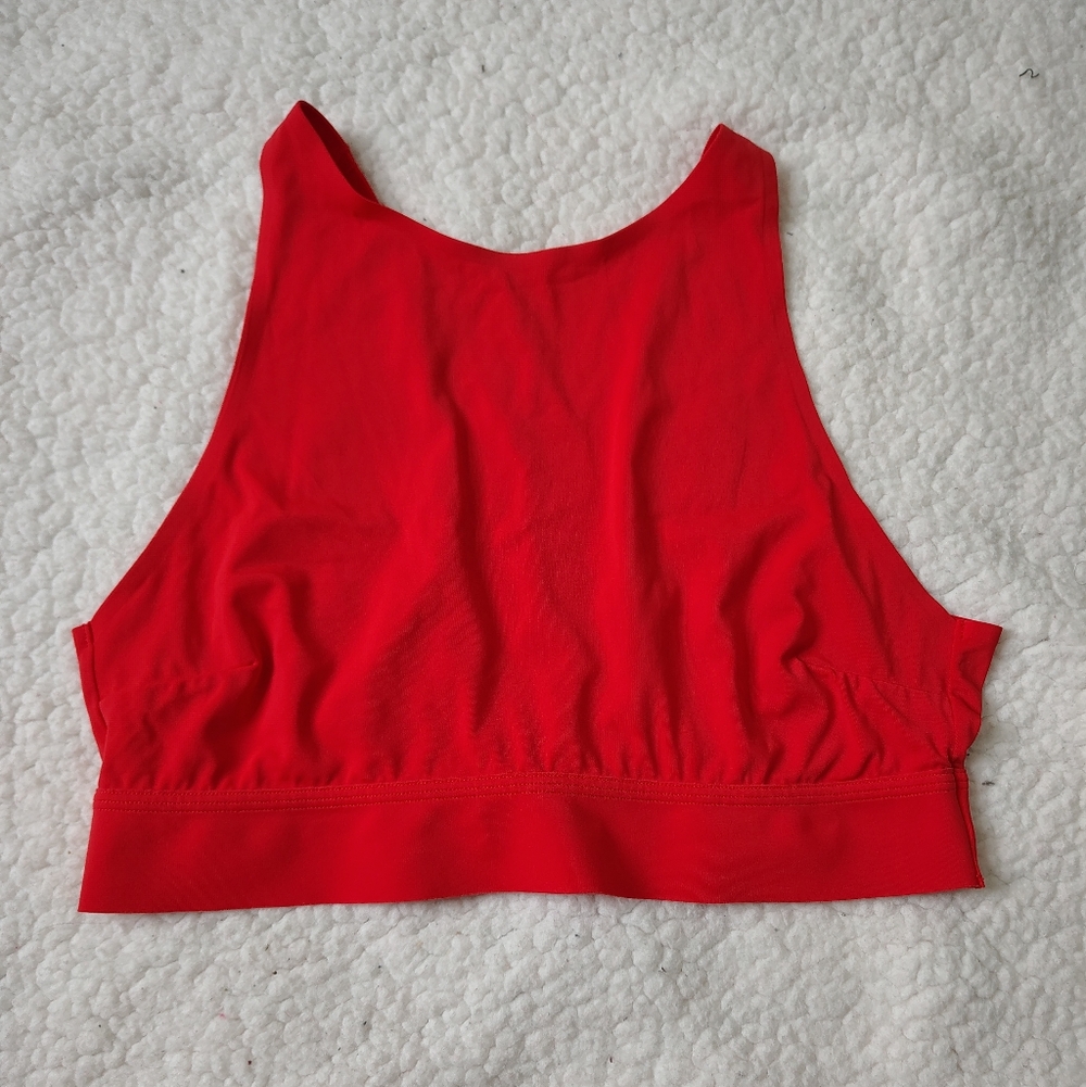 *Like New* Savage X Fenty Women's Medium Red High Neck Bralette